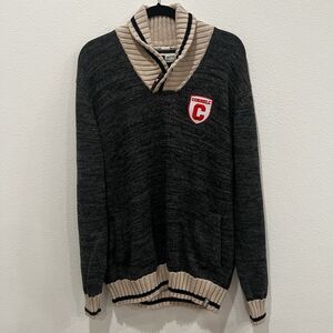 Cornell Bruzer NCAA Men's XXL Varsity Cowl Neck Sweater Y2K Preppy Academia
